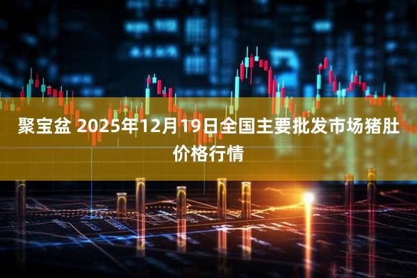 聚宝盆 2025年12月19日全国主要批发市场猪肚价格行情